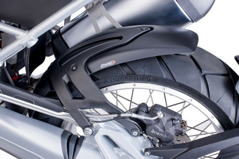 PUIG 6352J Hinterradabdeckungen   passend fuer BMW R1200GS Mattschwarz