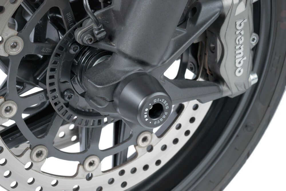 PUIG 7084N Achsprotektor Gabel verfügbar fuer Ducati Monster 1200 2014- schwarz Set