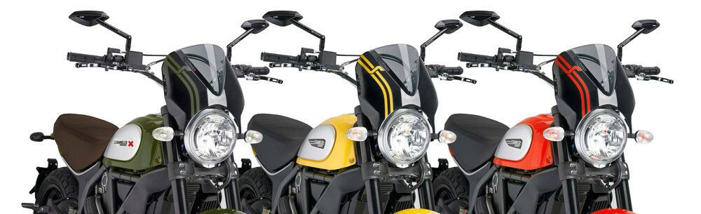 PUIG 7652H Retrovision  passend fuer DUCATI SCRAMBLER ICON Getönt