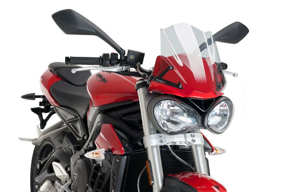 PUIG 9999W New Generation Sport  passend fuer TRIUMPH STREET TRIPLE 765 S Transparent