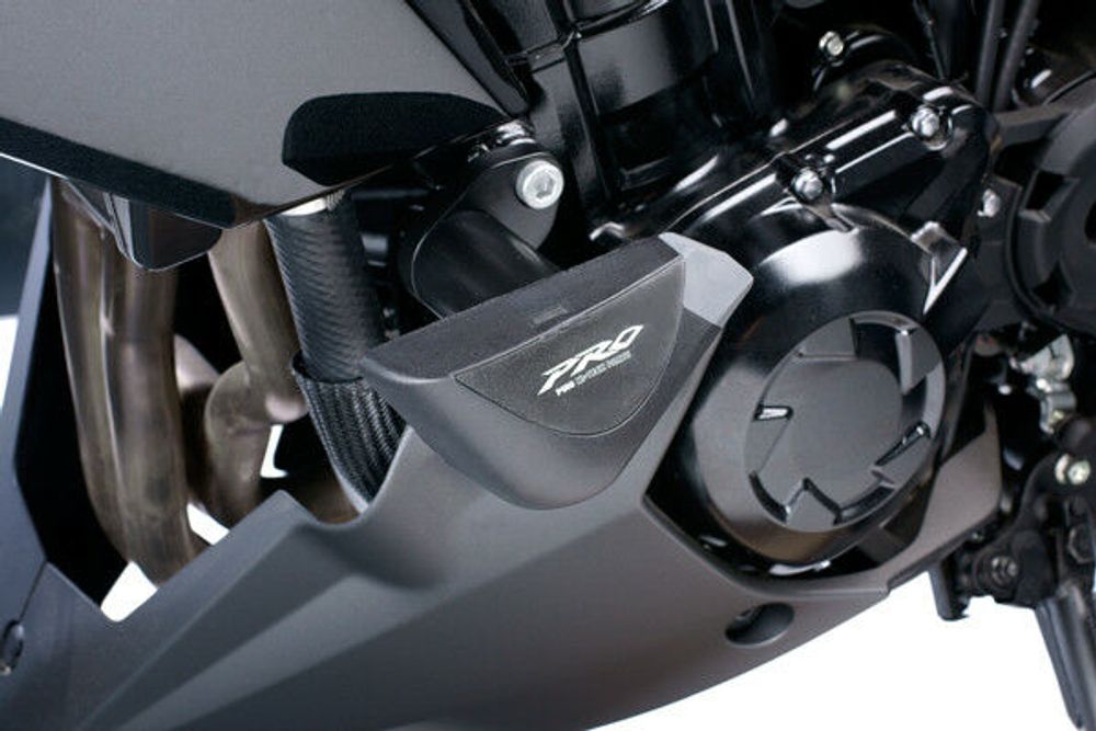 PUIG 5291N Sturzpads PRO  passend fuer KAWASAKI Z1000 Schwarz