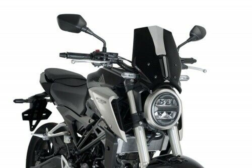 PUIG 9734N New Generation Sport  passend fuer HONDA CB125R NEO SPORTS CAFE Schwarz