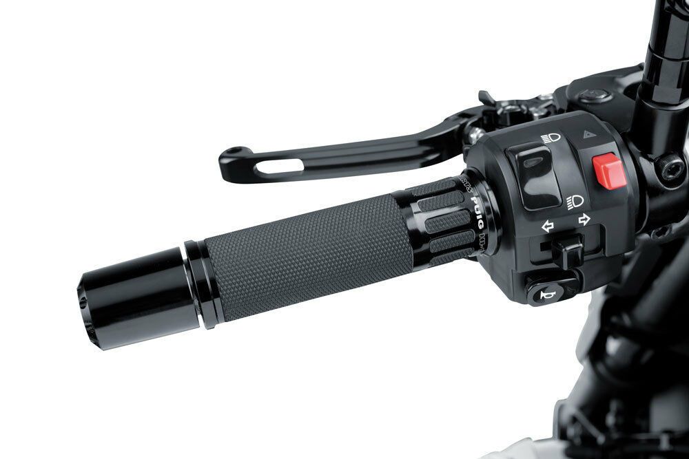 PUIG 5879N Racing Griffe  passend fuer KAWASAKI KLE500 Schwarz