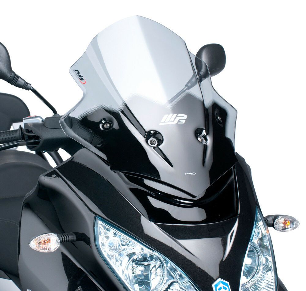 PUIG 5845H Windschutzscheibe V-TECHLINE verfügbar für PIAGGIO MP3 125-400 2010-2014 leicht getönt