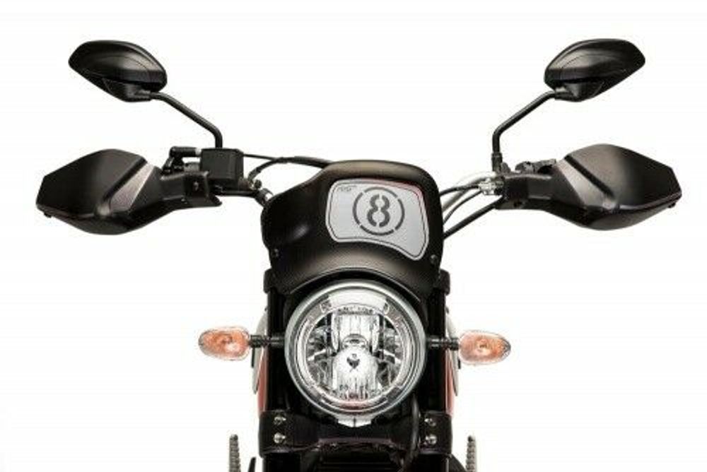 PUIG 9177C Frontplatte ABS  passend fuer DUCATI SCRAMBLER ICON Carbon look