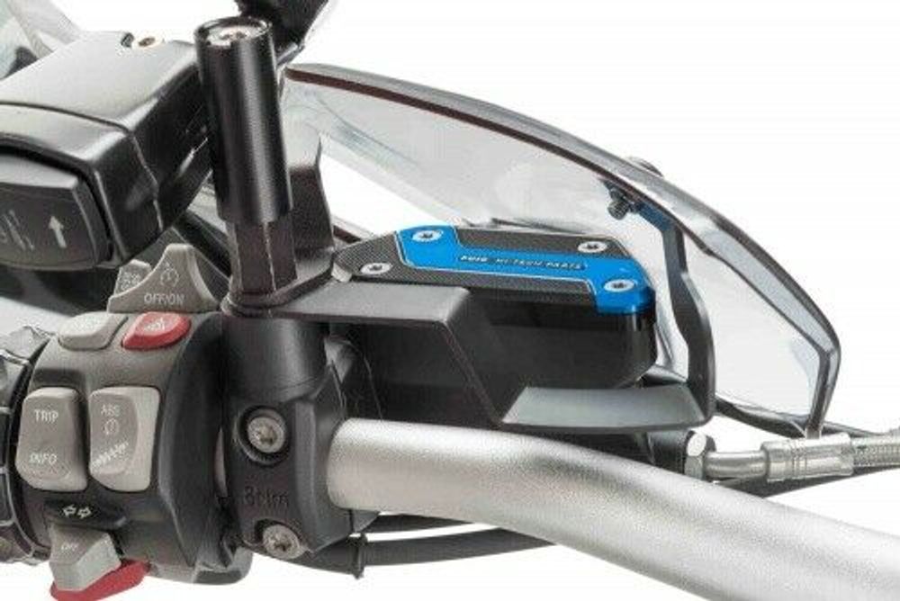 PUIG 9530A Vorderer Bremsflüssigkeitsbehälterdeckel  passend fuer BMW R NINET Blau