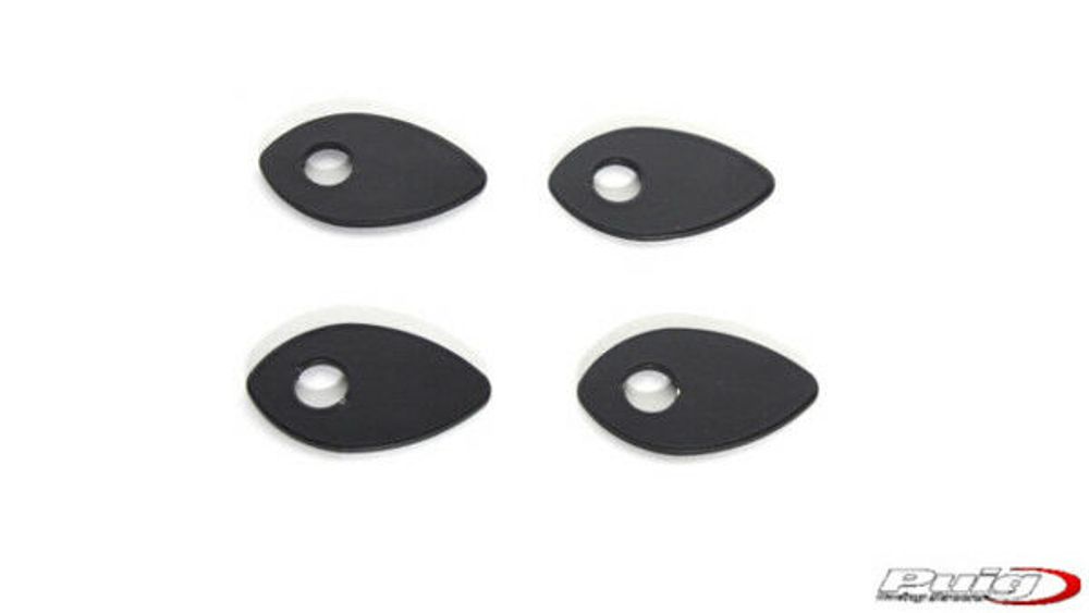 PUIG 6669N Befestigungswinkel des Blinker an der Verkleidung  passend fuer HONDA CB500X Schwarz