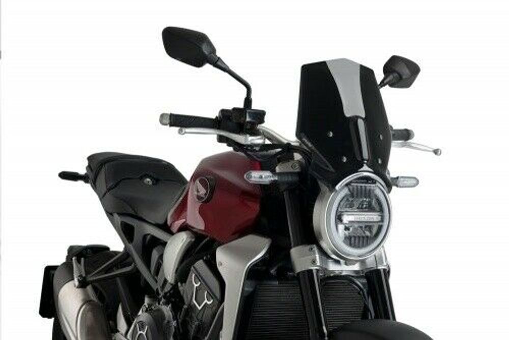 PUIG 9748N New Generation Sport  passend fuer HONDA CB650R NEO SPORTS CAFE Schwarz
