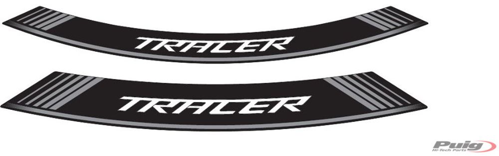 PUIG 9293P Rim Strips Specials  passend fuer YAMAHA MT-09 TRACER Silber