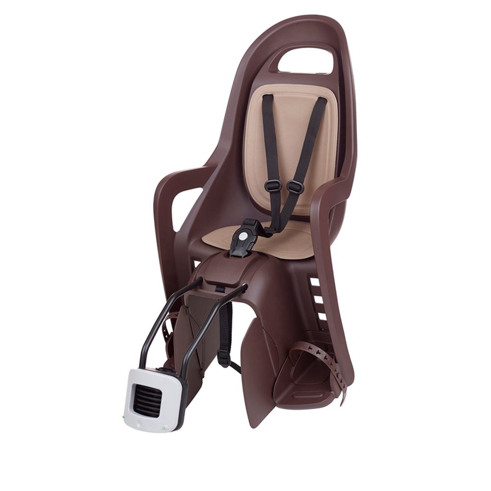 SP 1100212 POLISPORT Groovy Maxi FF Rear Child Bike Seat Frame Mounting - Dark Brown/Brown  passend fuer   Braun