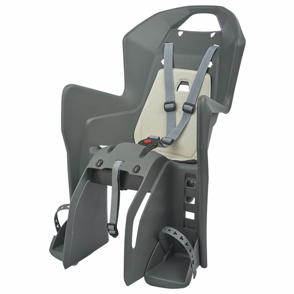 SP 1100230 POLISPORT Koolah CFS Rear Child Bike Seat Carrier Mounting - Charcoal Gray/Cream  passend fuer   Beige & Gr