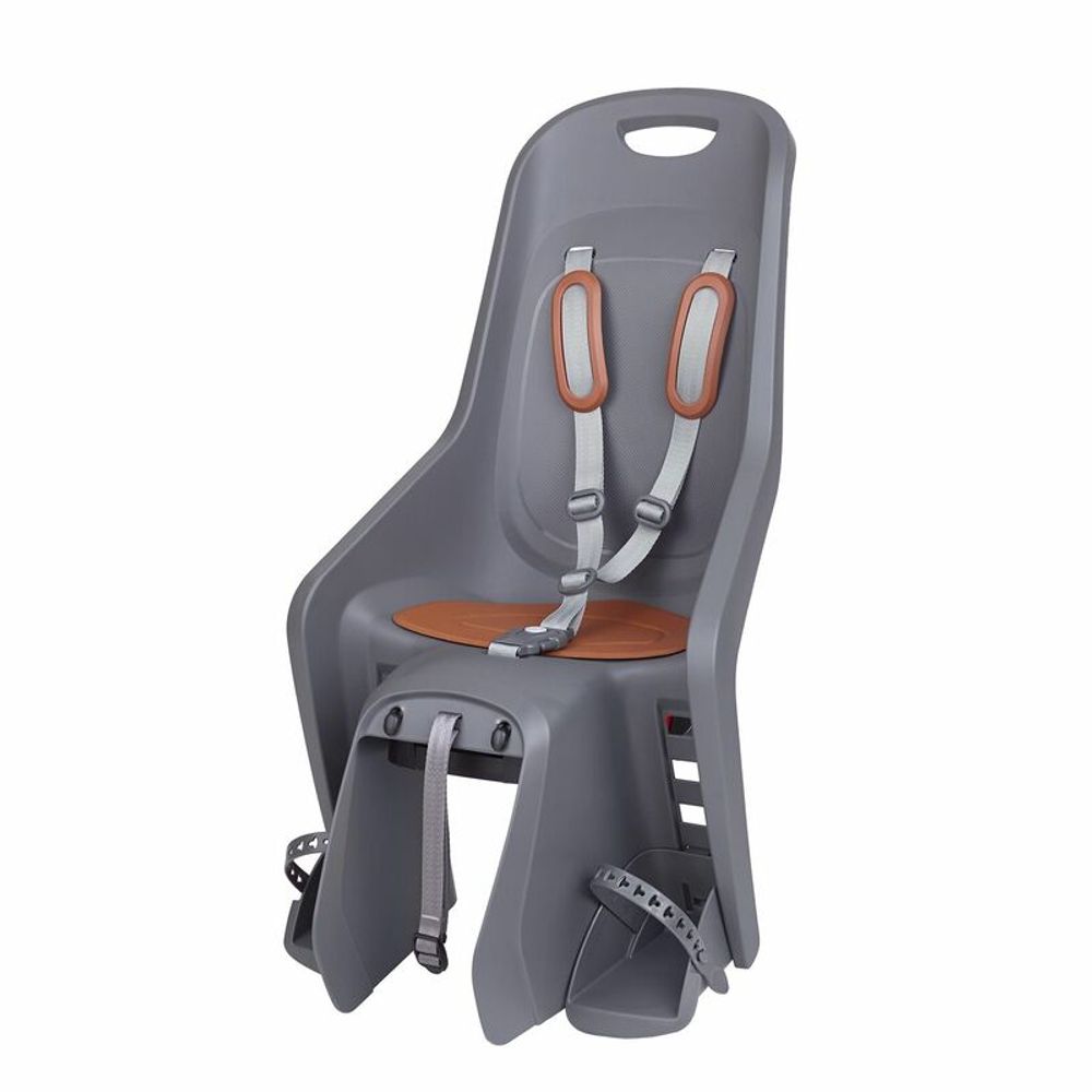 SP 1100278 POLISPORT Bubbly Maxi Plus CFS Rear Child Bike Seat Carrier Mounting - Charcoal Grey/Brown  passend fuer   Braun & Gr