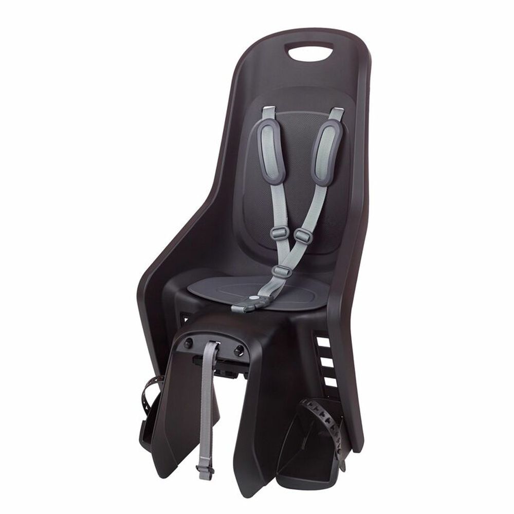 SP 1100302 POLISPORT Bubbly Maxi Rear Child Bike Seat Carrier Mounting - Black/Dark Grey  passend fuer   Grau & Sch