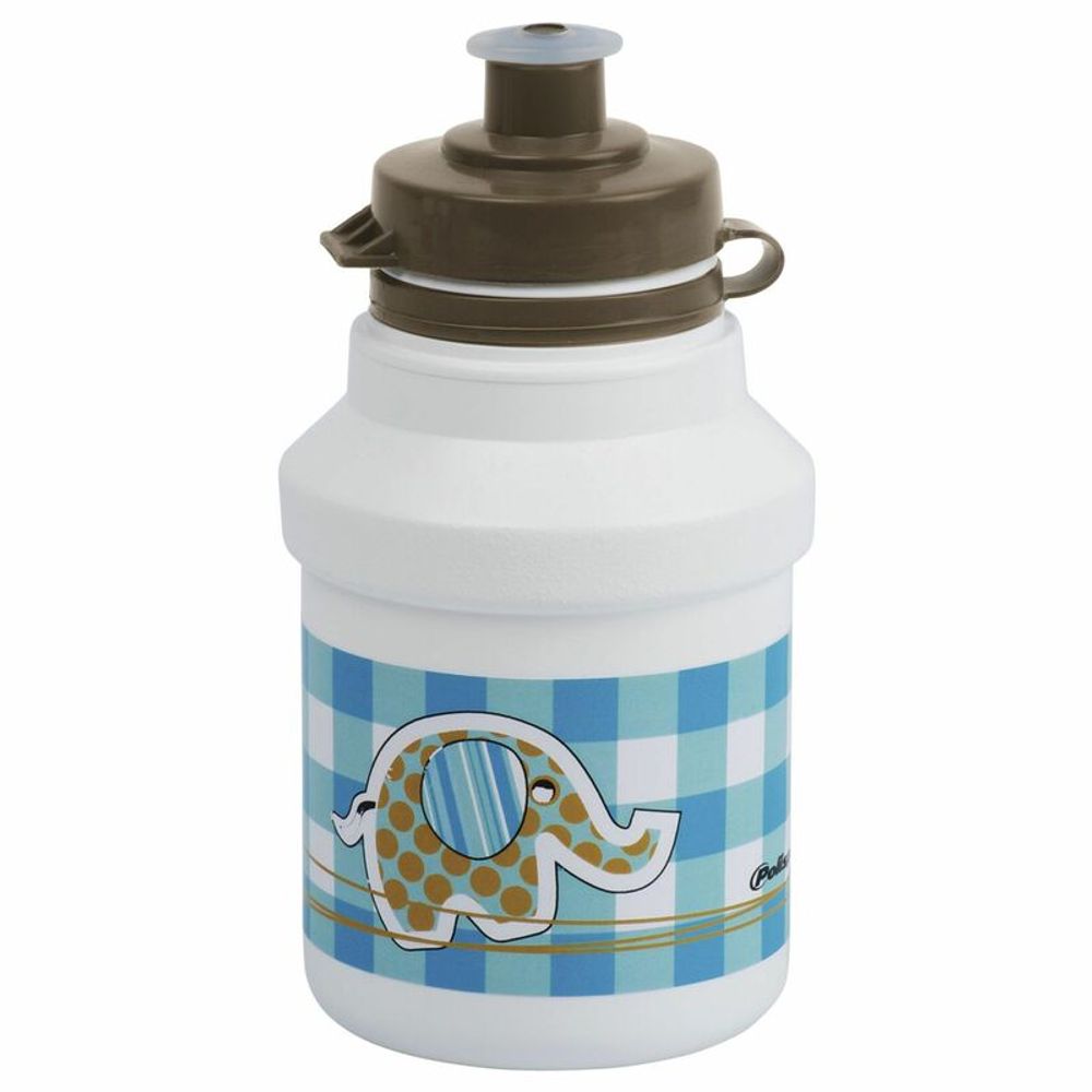 SP 1100303 POLISPORT Water Bottle Elephant White Clip On Cap 350ml  passend fuer