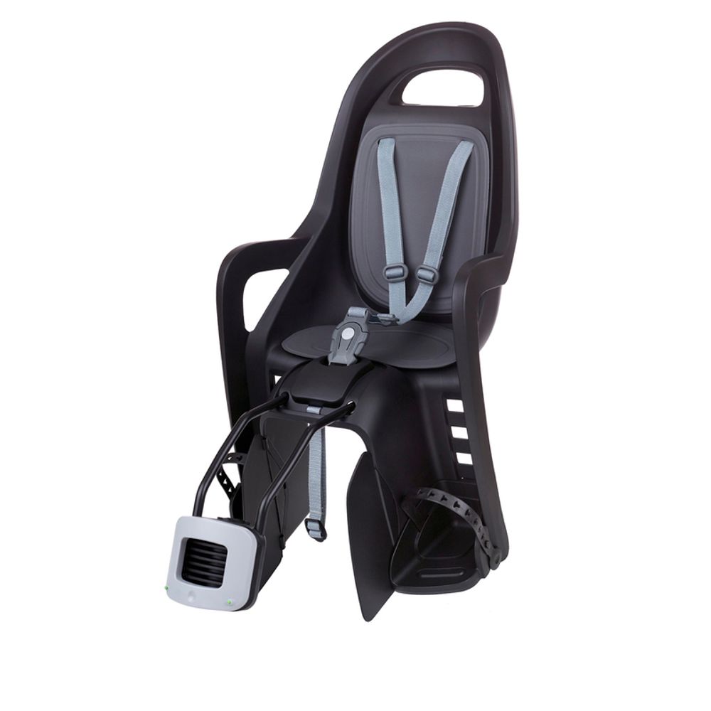 SP 1100312 POLISPORT Groovy Maxi FF Rear Child Bike Seat Frame Mounting - Black/Dark Grey  passend fuer   Grau & Sch