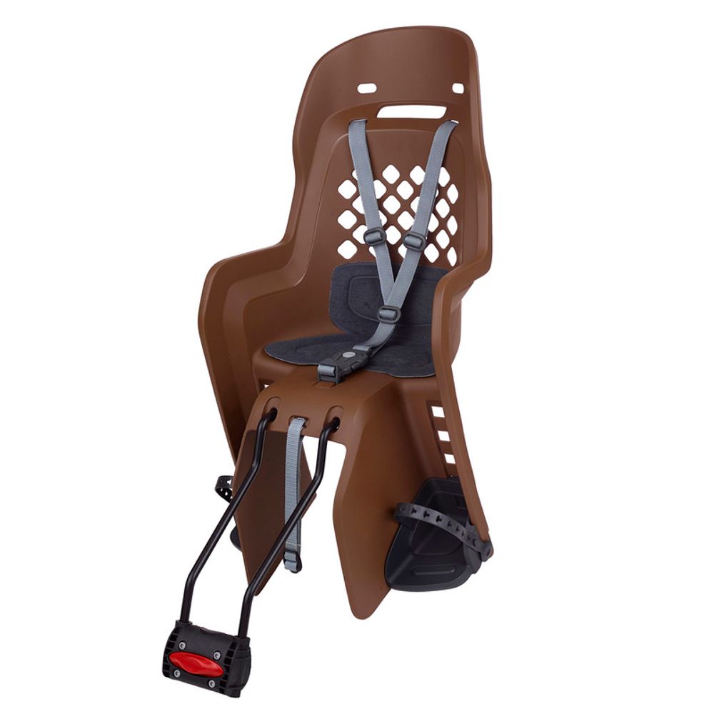 SP 1100335 POLISPORT Joy FF 29" Rear Child Bike Seat Frame Mounting - Brown/Dark Gray  passend fuer   Braun & Gr