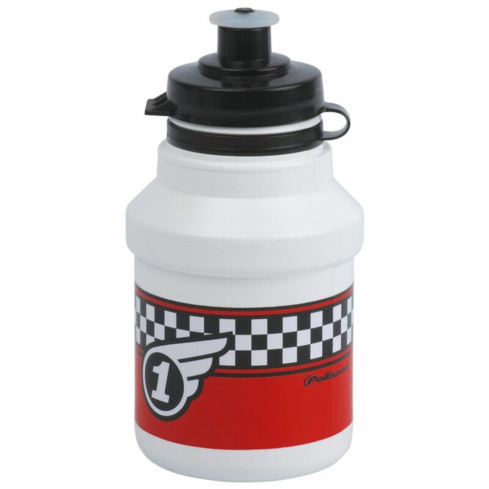 SP 1100437 POLISPORT Water Bottle Race White Clip-On Cap 350ml  passend fuer