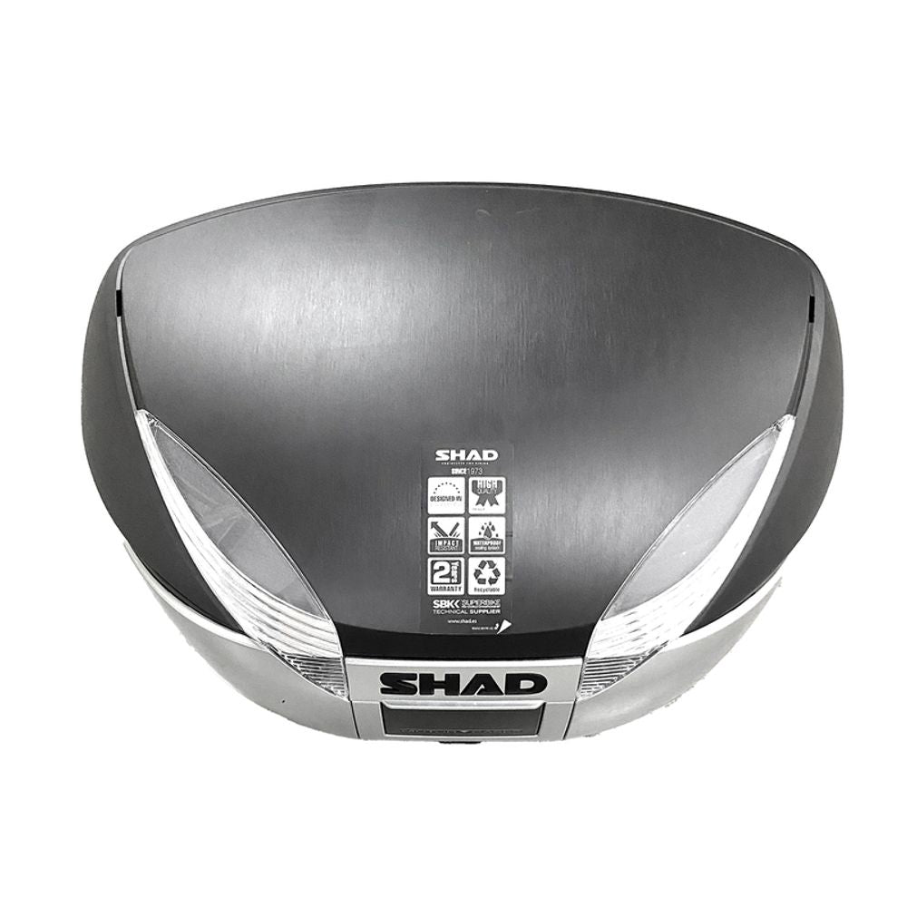 SP 1102008 SHAD SH48 Topcase - Schwarz/Titan  passend fuer YAMAHA MAJESTY 400 Schwarz &