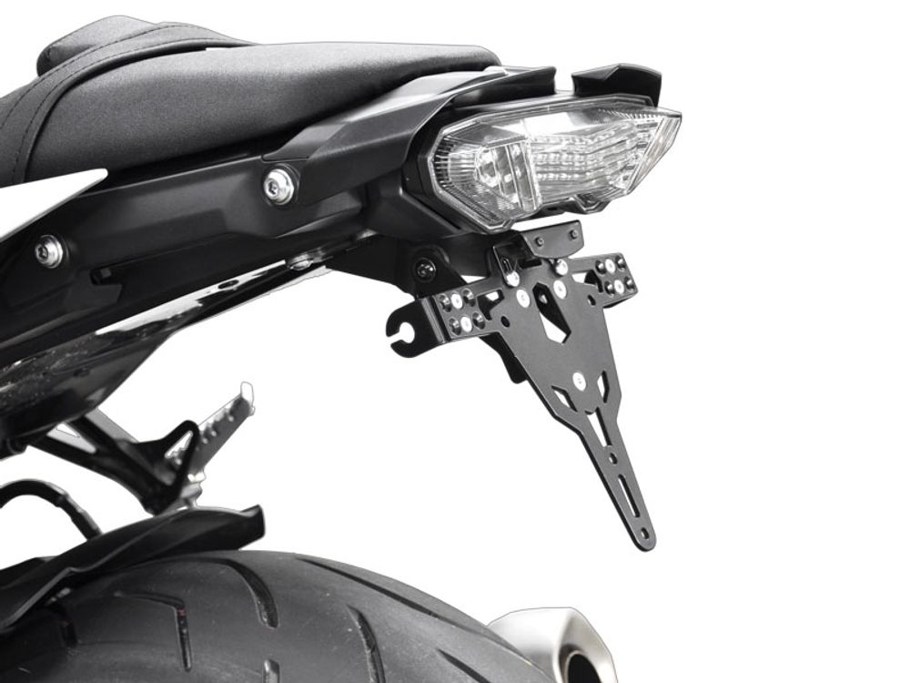 Ibex 10006317 Kompatibel/Ersatz für Kennzeichenhalter Yamaha MT-10 BJ 2016-21 Schwarz