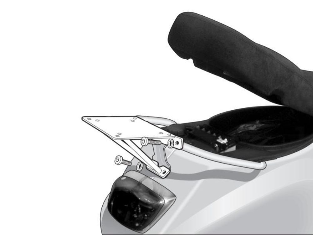 SP 1105702 SHAD Top Master Montagesatz - Piaggio LX 50  passend fuer VESPA VESPA LX