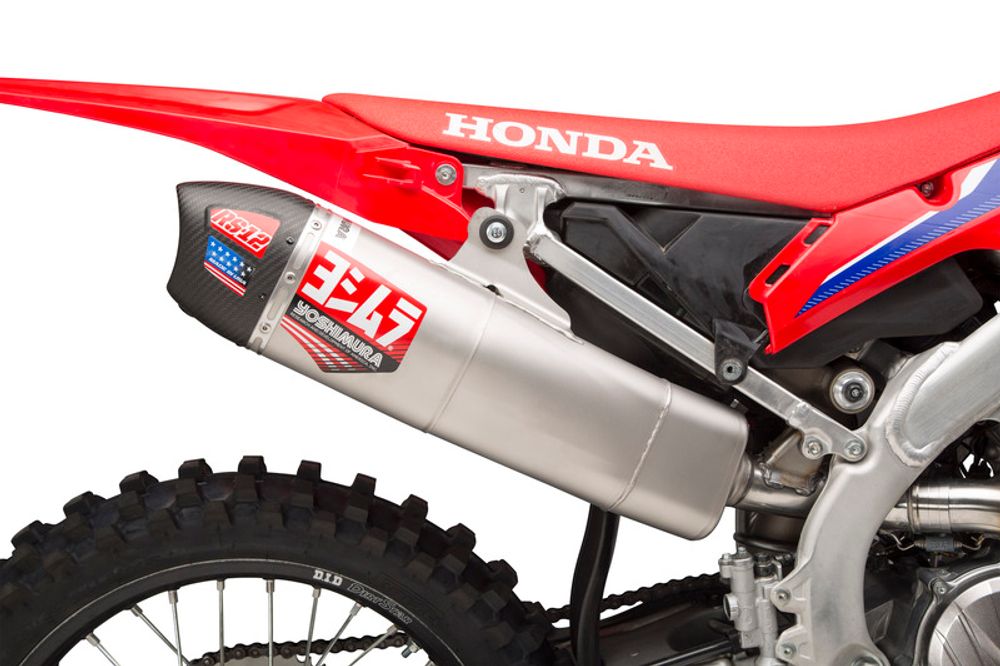 SP 1107219 YOSHIMURA RS-12 Signature Series Full Exhaust System Titanium/Titanium/Carbon - Honda CRF250R    passend fuer HONDA CRF 250 R