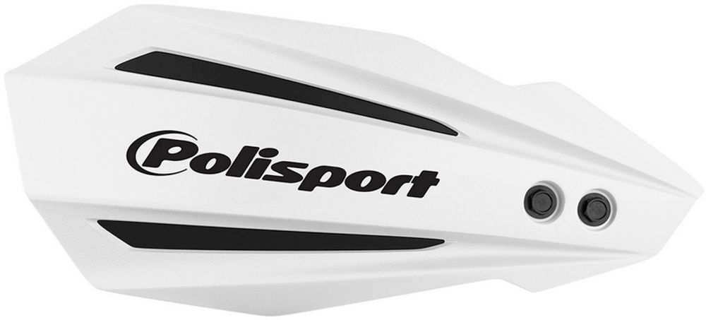 SP 1109858003 POLISPORT MX Bullit Handschützer Grau - Kawasaki KX250 / 450  passend fuer KAWASAKI KX 450 Weiss