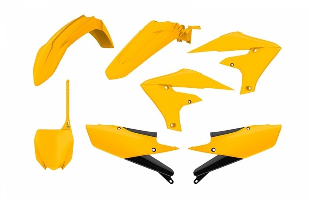 SP 1109872001 POLISPORT Plastic Kit - Yellow  passend fuer YAMAHA YZ 250 F Gelb