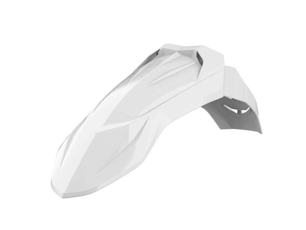 SP 1109874001 POLISPORT Supermoto UFX Front Fender  passend fuer KTM 125 SX Weiss