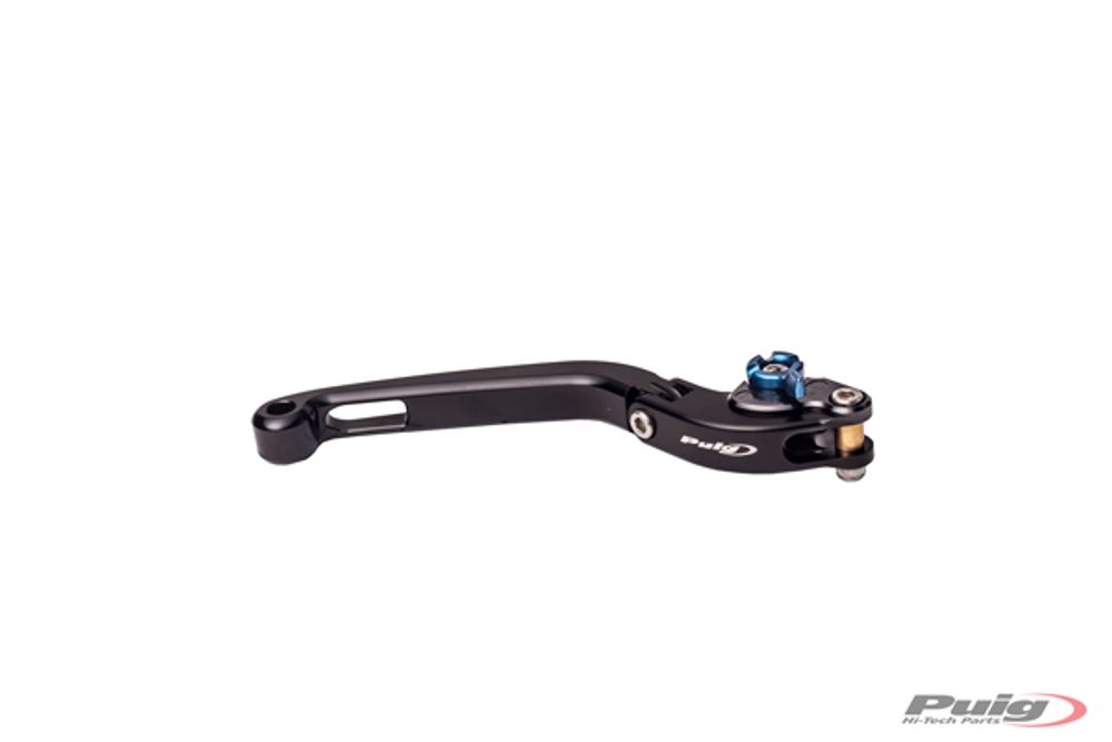 PUIG 110NA Hebel 3.0.  passend fuer KAWASAKI KLE500 Blau