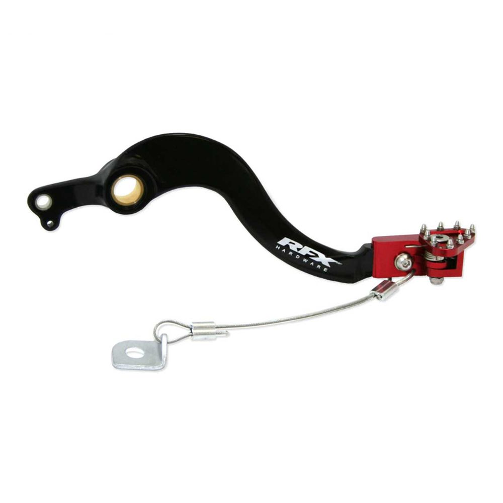 SP 1110806001 RFX Pro FT Hinterradbremshebel (Schwarz/Rot) - Honda CRF250  passend fuer HONDA CRF 250 R Rot & Schw