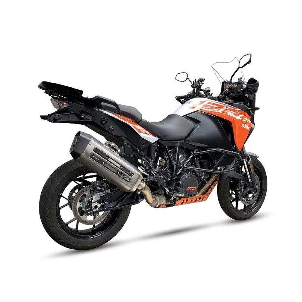 SP 1111261 IXIL MXT Endtopf Edelstahl / Endkappe schwarz - EM3089SS    passend fuer KTM 1190 ADVENTURE