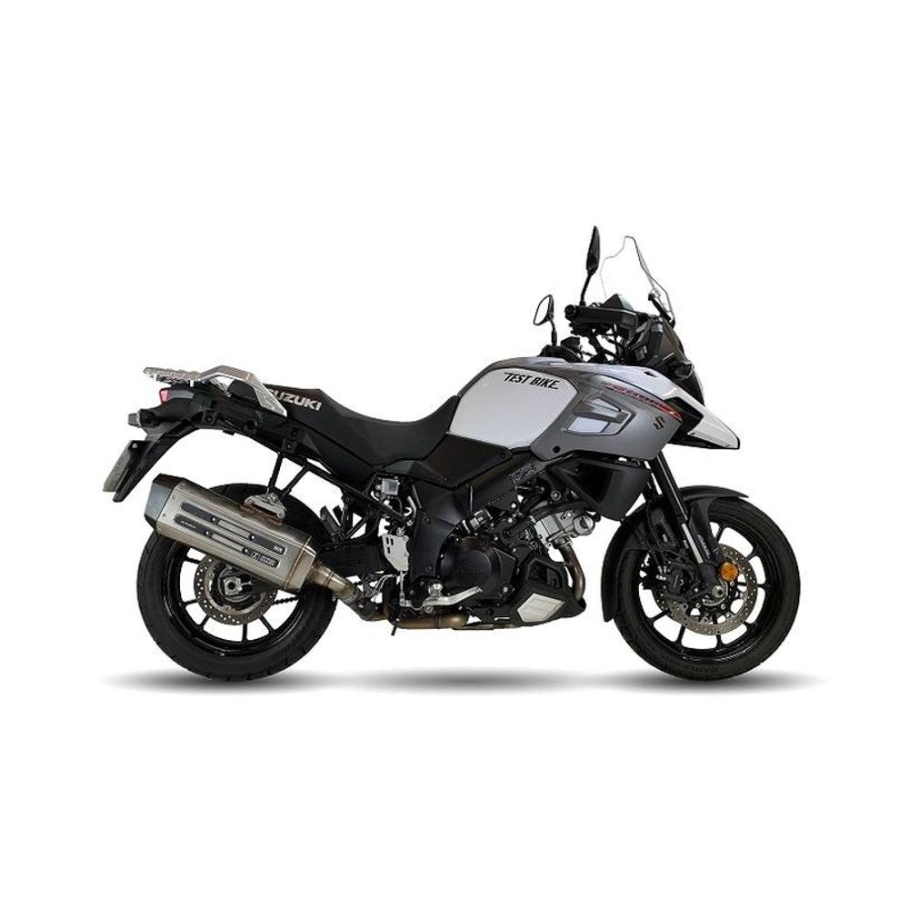 SP 1111268 IXIL MXT Endtopf Edelstahl / Endkappe schwarz - ES8084SS    passend fuer SUZUKI DL 1000 V-STROM