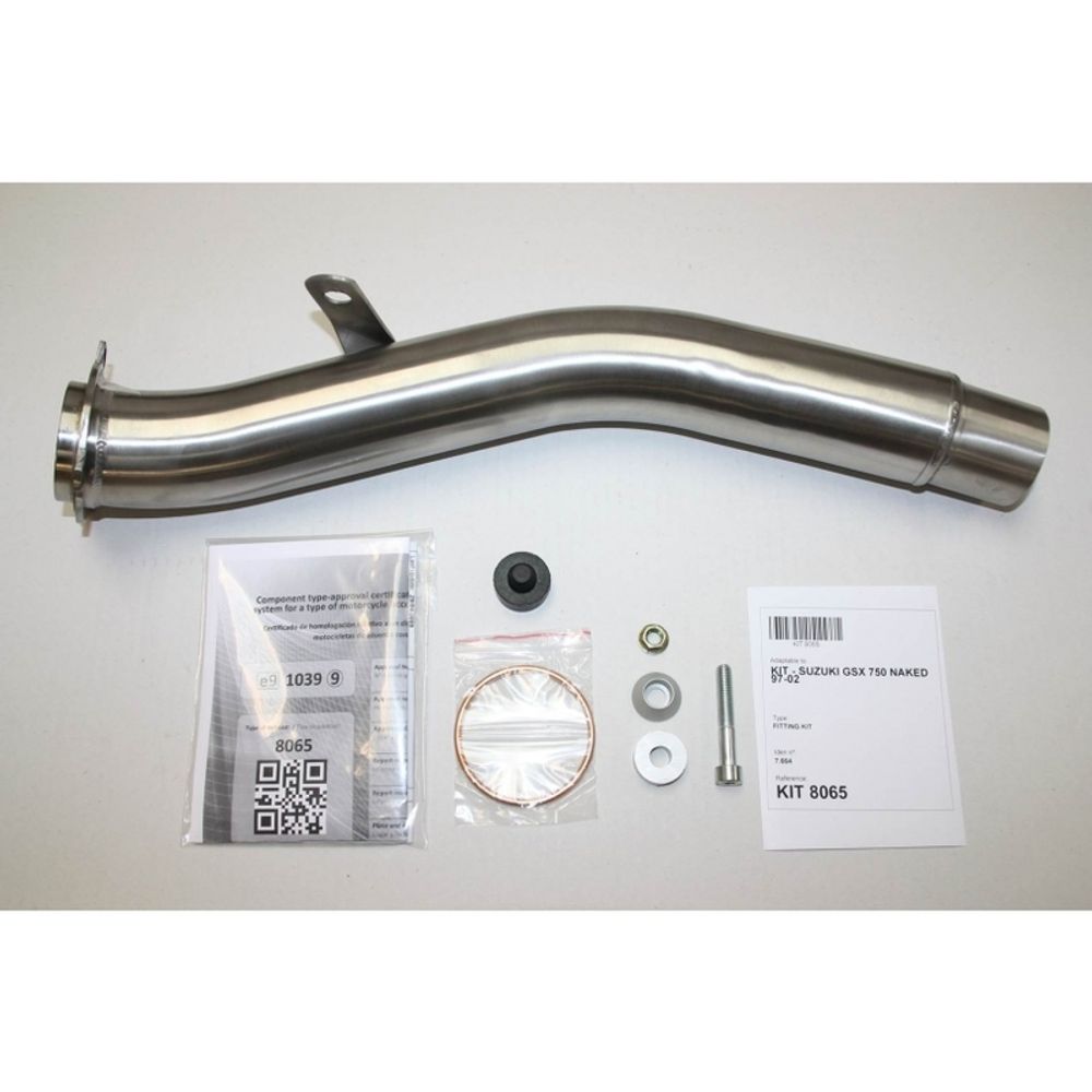 SP 1111314 IXIL Hexoval Endtopf Edelstahl / Endkappe Edelstahl schwarz - OS8065VSE    passend fuer SUZUKI GSX 750