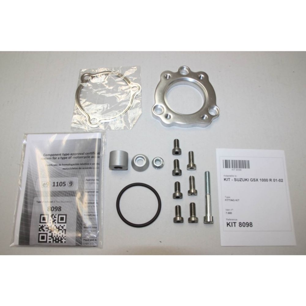 SP 1111315 IXIL Hexoval Endtopf Edelstahl / Endkappe Edelstahl schwarz - OS8098VSE    passend fuer SUZUKI GSX-R 1000