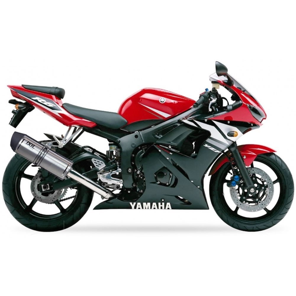 SP 1111321 IXIL Hexoval Endtopf Edelstahl / Endkappe Edelstahl schwarz - OY9053VSE    passend fuer YAMAHA YZF-R6