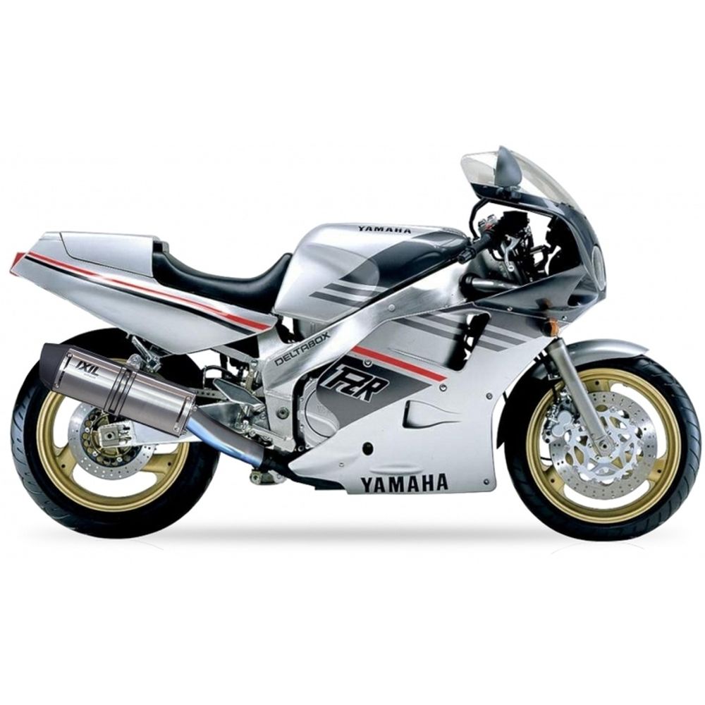 SP 1111326 IXIL Hexoval Endtopf Edelstahl / Endkappe Edelstahl schwarz - OY9081VSE    passend fuer YAMAHA FZR 1000