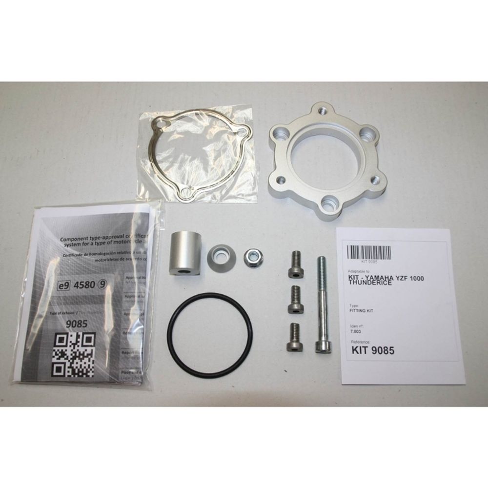 SP 1111327 IXIL Hexoval Endtopf Edelstahl / Endkappe Edelstahl schwarz - OY9085VSE    passend fuer YAMAHA YZF 1000 R