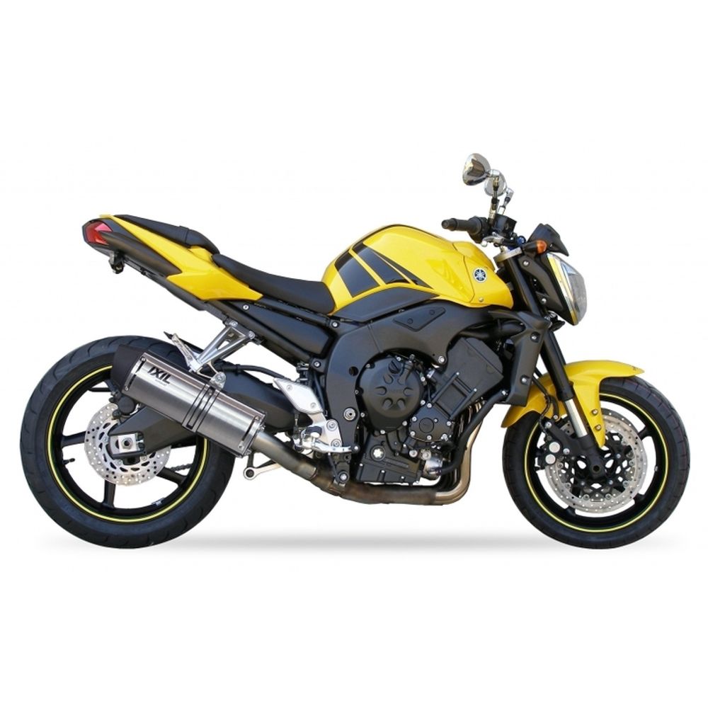 SP 1111330 IXIL Hexoval Endtopf Edelstahl / Endkappe Edelstahl schwarz - OY9090VSE    passend fuer YAMAHA FZ1 N