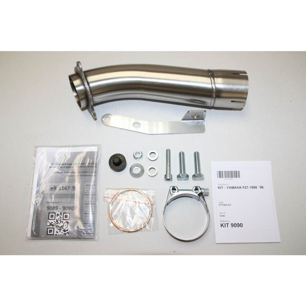 SP 1111330 IXIL Hexoval Endtopf Edelstahl / Endkappe Edelstahl schwarz - OY9090VSE    passend fuer YAMAHA FZ1 N