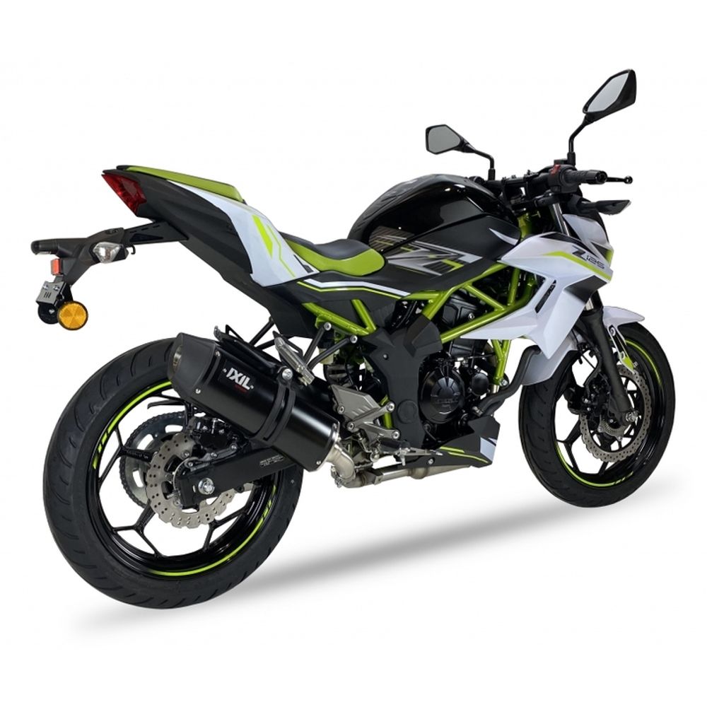 SP 1111332 IXIL Hexoval Endtopf Edelstahl schwarz / Edelstahl schwarz - OK7037VSEB    passend fuer KAWASAKI NINJA 250 SL