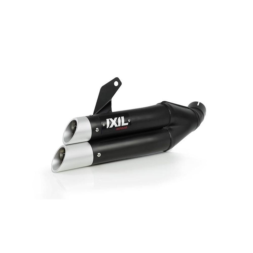SP 1111363 IXIL Hyperlow Endtopf Edelstahl schwarz / Endkappe Aluminium - XM3357XB    passend fuer KTM 390 DUKE