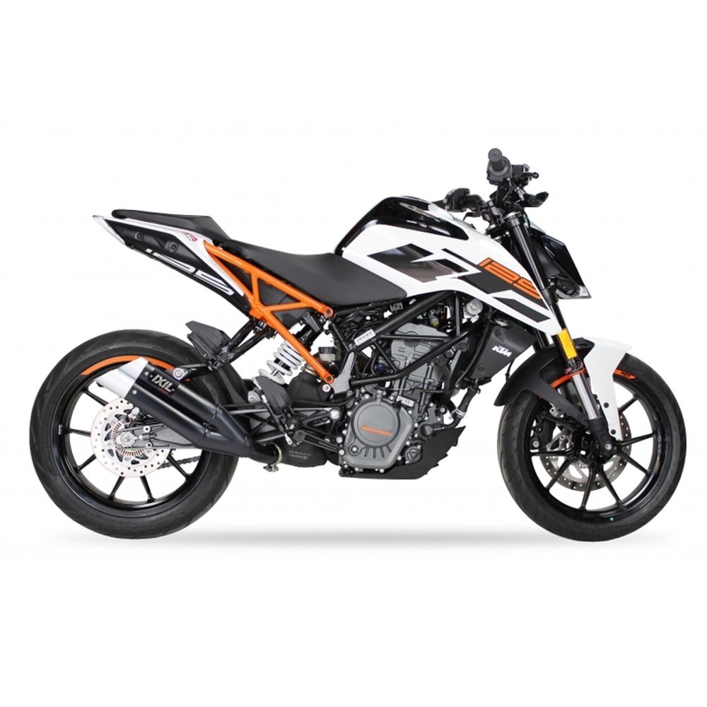 SP 1111363 IXIL Hyperlow Endtopf Edelstahl schwarz / Endkappe Aluminium - XM3357XB    passend fuer KTM 390 DUKE