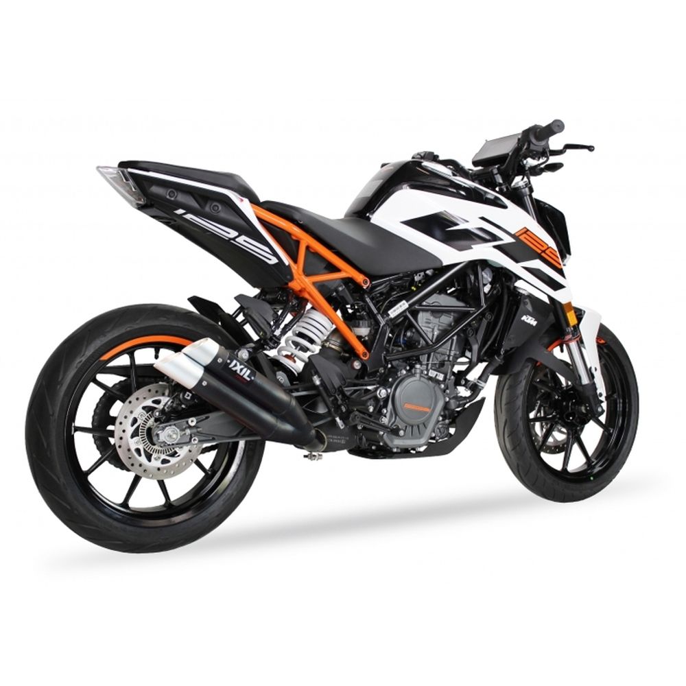 SP 1111363 IXIL Hyperlow Endtopf Edelstahl schwarz / Endkappe Aluminium - XM3357XB    passend fuer KTM 390 DUKE