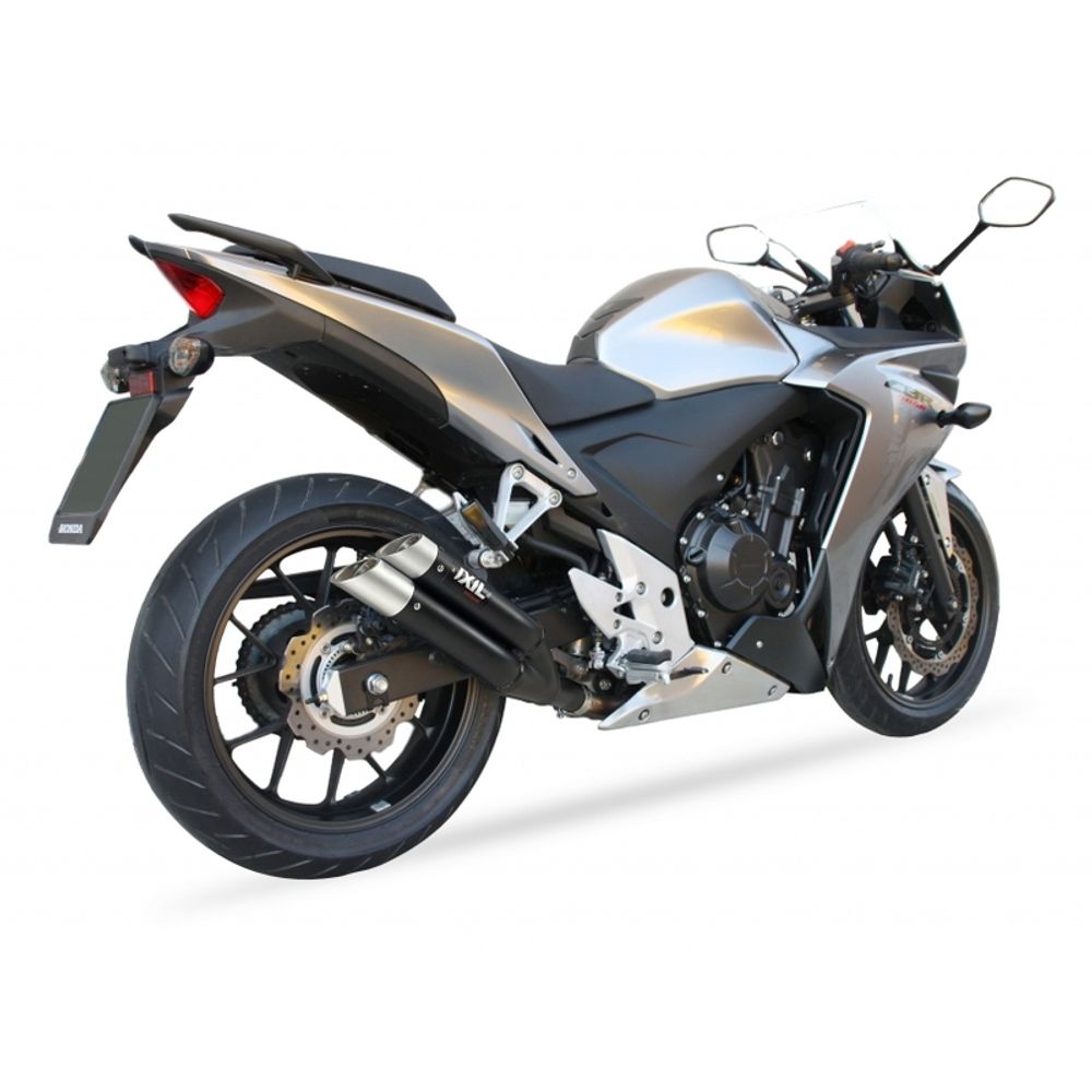 SP 1111364 IXIL Hyperlow Endtopf Edelstahl schwarz / Endkappe Aluminium - XH6333XB    passend fuer HONDA CB 500 F
