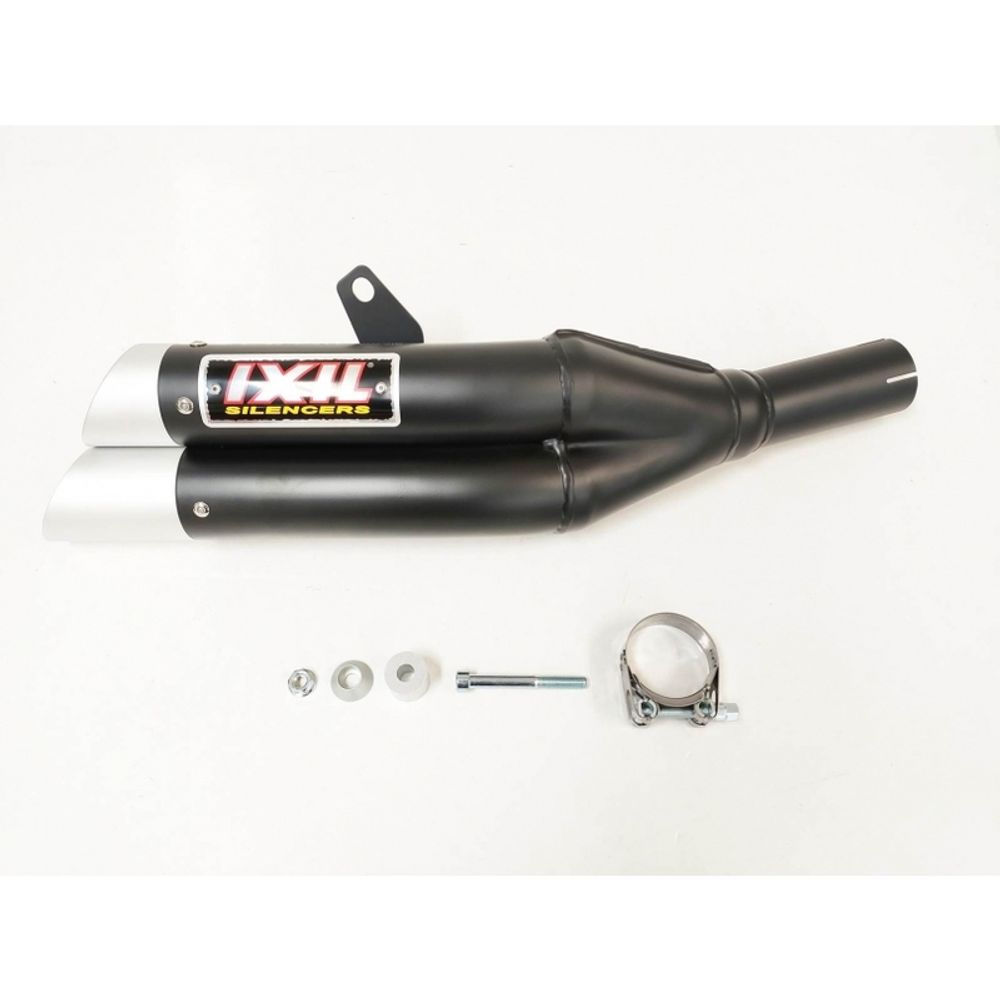 SP 1111364 IXIL Hyperlow Endtopf Edelstahl schwarz / Endkappe Aluminium - XH6333XB    passend fuer HONDA CB 500 F