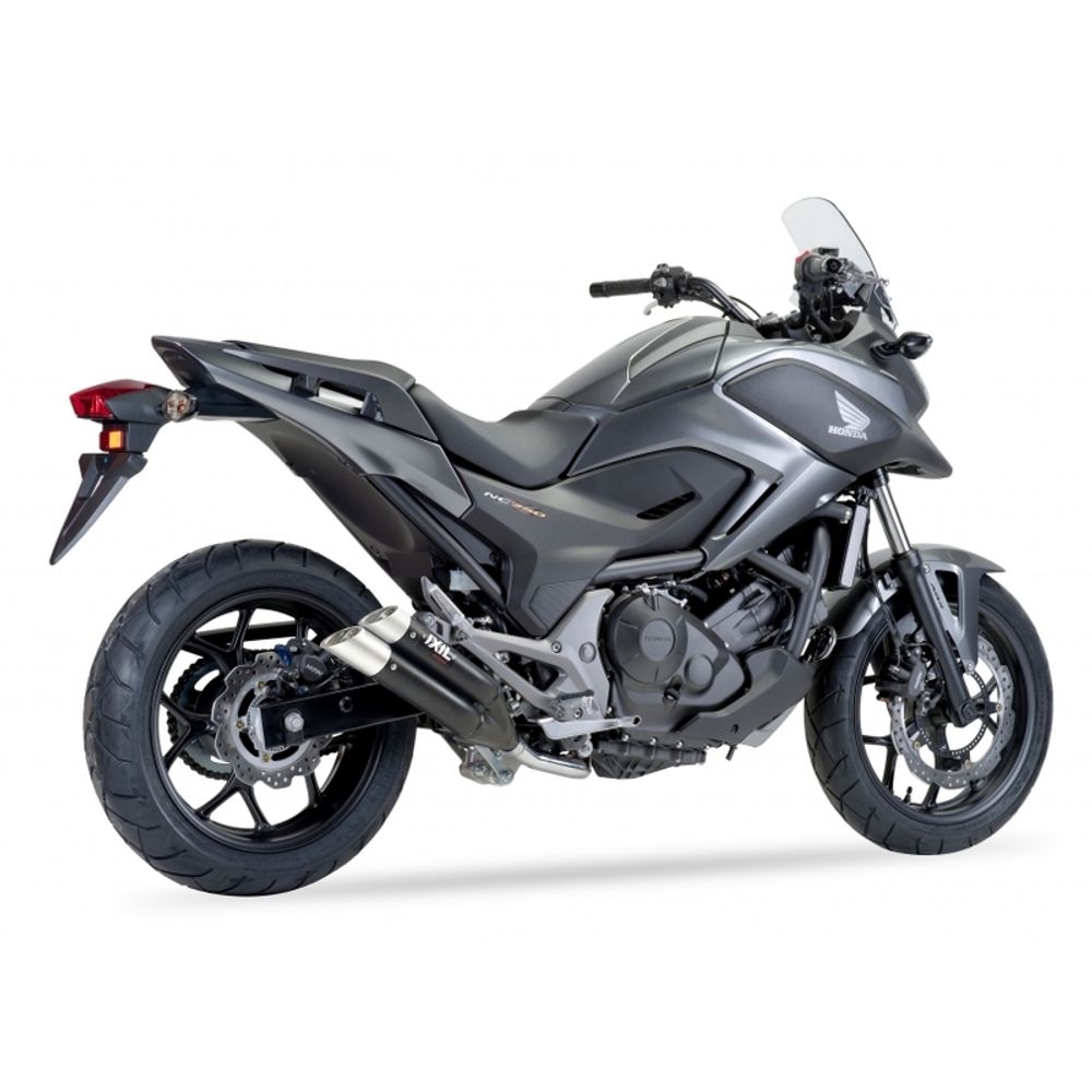 SP 1111368 IXIL Hyperlow Endtopf Edelstahl schwarz / Endkappe Aluminium - XH6362XB    passend fuer HONDA NC 750 X
