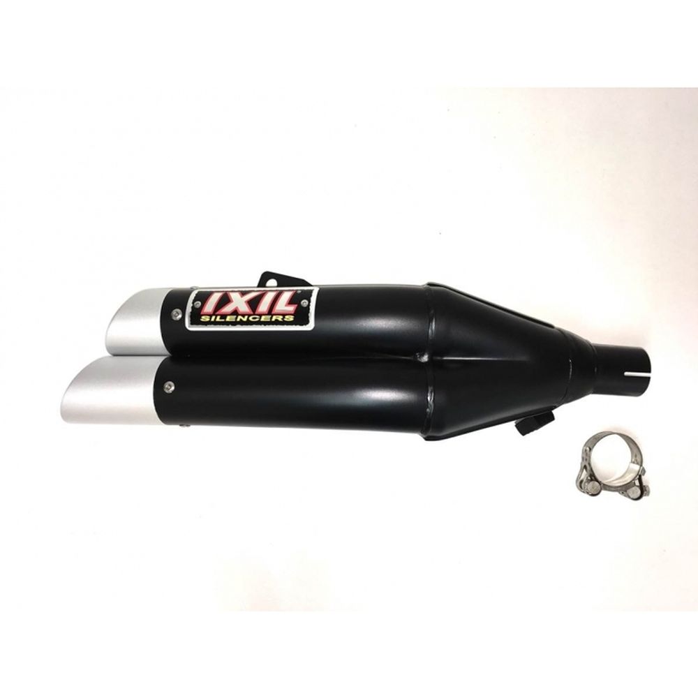 SP 1111368 IXIL Hyperlow Endtopf Edelstahl schwarz / Endkappe Aluminium - XH6362XB    passend fuer HONDA NC 750 X