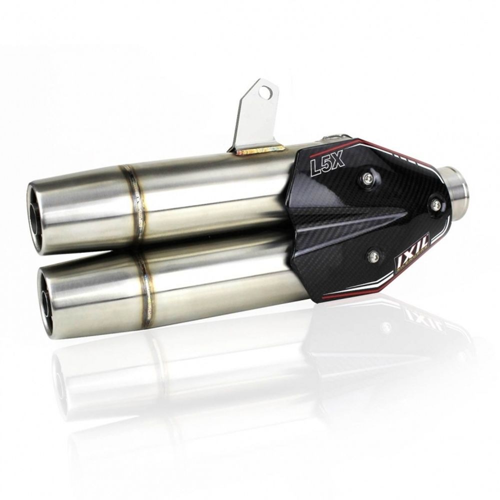 SP 1111384 IXIL L5X Komplettanlage Edelstahl poliert / Edelstahl poliert - XK0350XS    passend fuer KYMCO AK 550