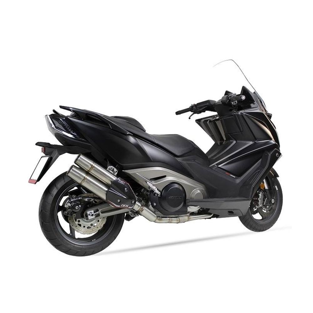 SP 1111384 IXIL L5X Komplettanlage Edelstahl poliert / Edelstahl poliert - XK0350XS    passend fuer KYMCO AK 550