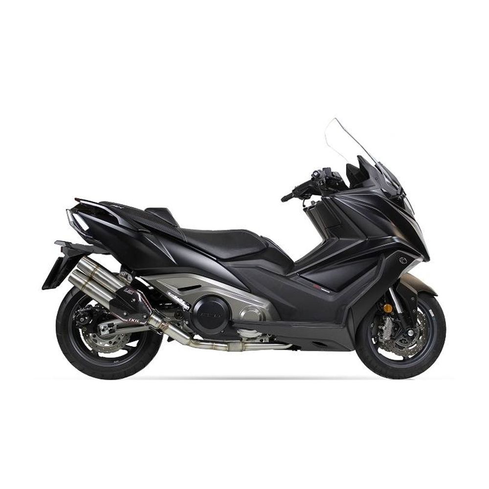 SP 1111384 IXIL L5X Komplettanlage Edelstahl poliert / Edelstahl poliert - XK0350XS    passend fuer KYMCO AK 550